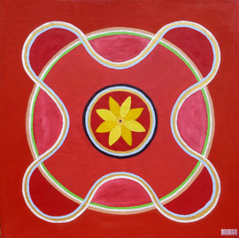 130 cm x 130 cm, Oil on canvas